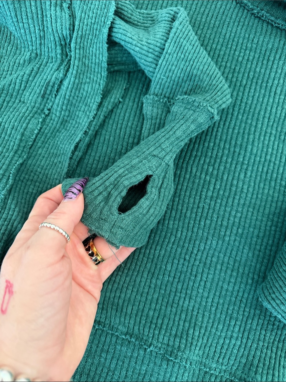 We The Free Ribbed Mockneck - Picture 3 of 7